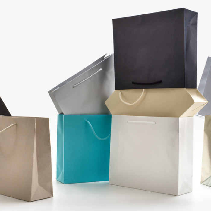 Shopping bags in carta Maniglia Corda Cotone